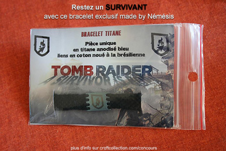 le lot du concours tomb raider survivor