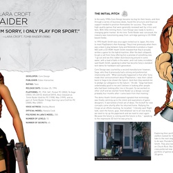 20 years of Tomb Raider