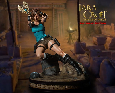 statuette Gaming Heads Lara Croft
