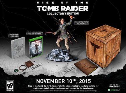 jeu Xbox One édition collector de Rise of the Tomb Raider