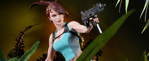 Sideshow Lara croft statue