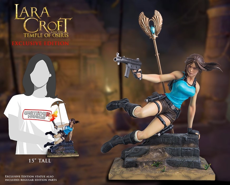 Statuette Gaming Heads Lara Croft & The Temple of Osiris