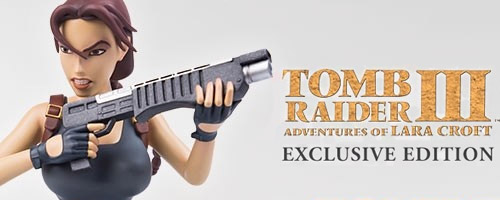 statue Gaming heads Lara Croft tomb raider 3 exclusive edition