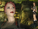 tomb raider statue