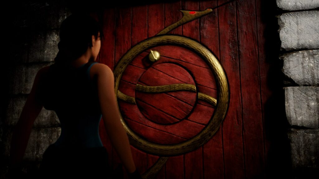 La porte de Xian dans Tomb Raider : Dague of Xian par Nicobass