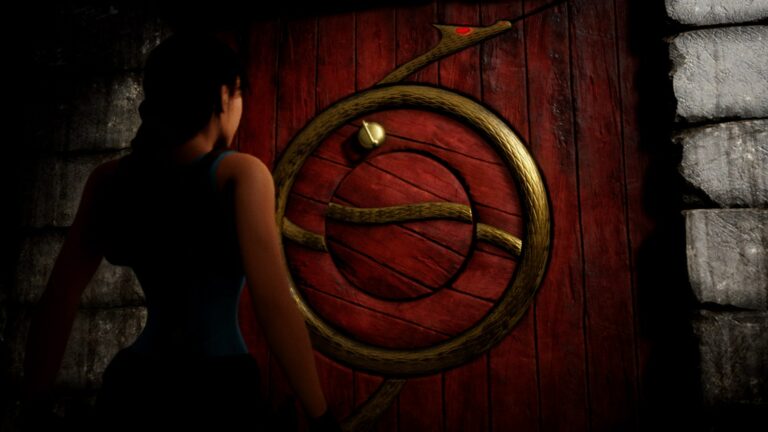 La porte de Xian dans Tomb Raider : Dague of Xian par Nicobass