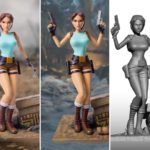 Statue Lara Croft Tomb Raider 1 par Gaming Heads