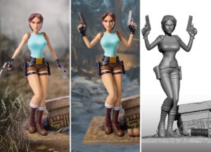 Statuette Tomb Raider 1 par Gaming Heads