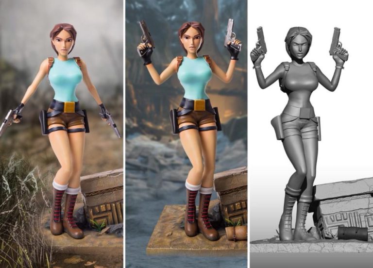 Statuette Tomb Raider 1 par Gaming Heads