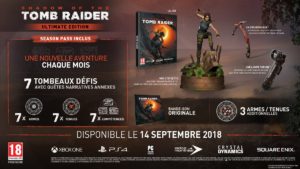Toutes les éditions de Shadow Of The Tomb Raider
