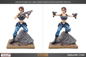 statue gaming heads tomb raider 3