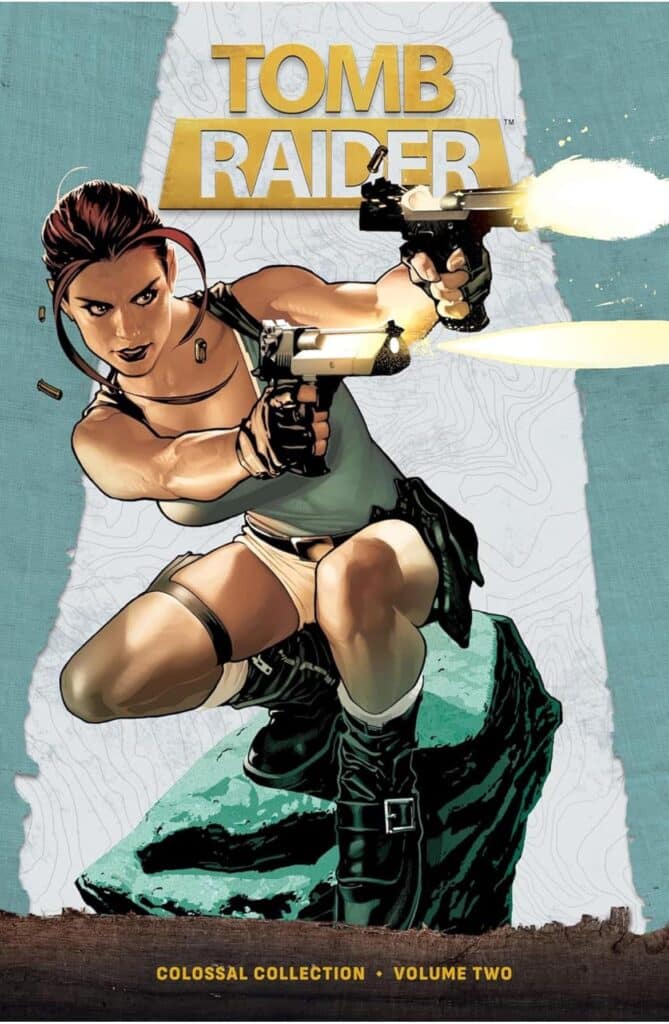 Couverture de l'omnibus tomb raider colossal collection volume 2