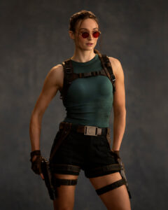 Sophie Turner en Lara Croft