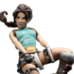 figurine tomb raider Mini Epics Lara Croft VS Raptor de Weta