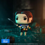 render 3D de la figurine POP! Lara Croft en tenue de plongée de Tomb Raider 2