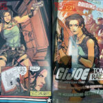 preview de la fin du comics #330 G.I Joe avec l'apparition de Lara Croft