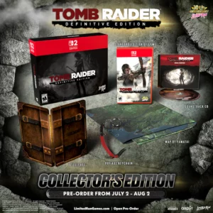 pack collector du jeu Tomb Raider : Definitive Edition sur Nintedo Switch 2
