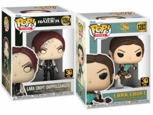 La pop tomb raider underworld doppelgagner aux cotés de la pop Lara Croft 30ème anniversaire