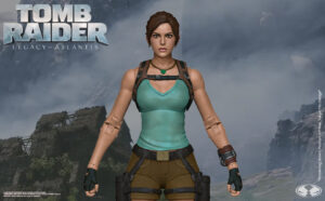 prototype de l'action figure lara croft legacy of atlantis de McFarlane