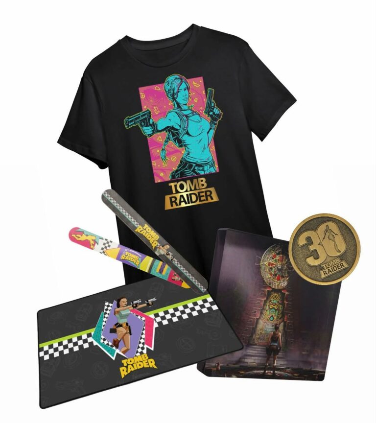 shark robot goodies tomb raider 30th anniversary