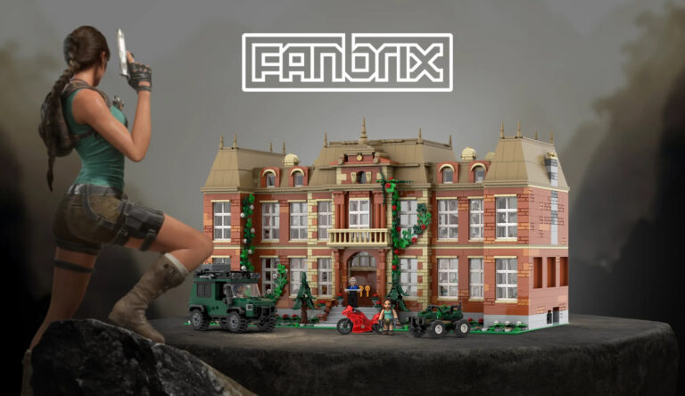 Fanbrix tease son manoir croft en briques de construction